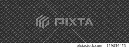 Diagonal diamond mesh background industrial dark carbon black Diagonal diamond mesh background industrial dark carbon black 139856453