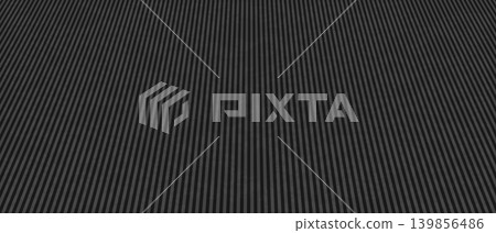 Black vertical ribbed stripe pattern background, corrugated surface Black vertical ribbed stripe pattern background, corrugated surface 139856486