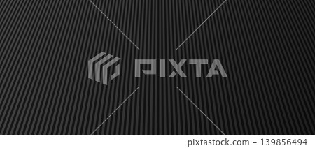 Diagonal ribbed line pattern black gradient perspective background Diagonal ribbed line pattern black gradient perspective background 139856494