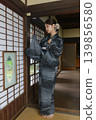 A young woman in a yukata 139856580