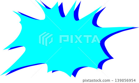 簡潔的美式漫畫風格對話框。漫畫中常用的漫畫風格背景素材。 139856954