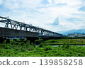 The Tokaido Shinkansen crosses the railway bridge over the Sakawa River. 139858258