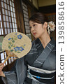 A young woman in a yukata 139858616