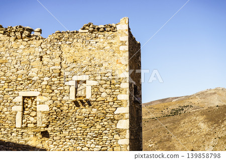 Tower houses in Vathia Greece Mani Peninsula 139858798