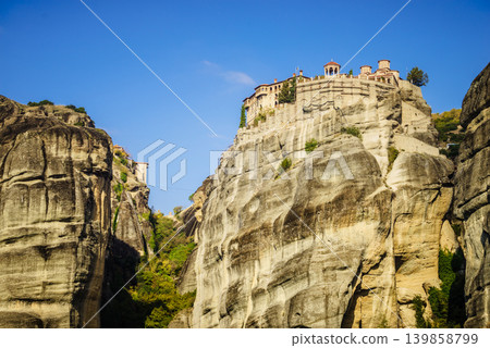 Monastery in Meteora, Greece Monastery in Meteora, Greece 139858799