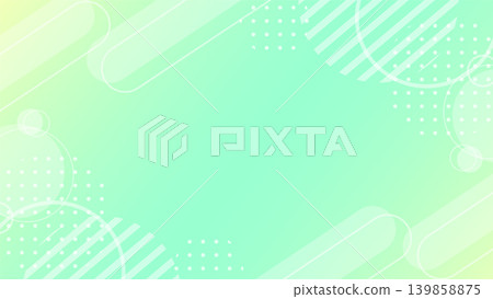 A pop, transparent Memphis background with a soft pastel green gradient. (Horizontal 16:9 aspect ratio) A pop, transparent Memphis background with a soft pastel green gradient. (Horizontal 16:9 aspect ratio) 139858875