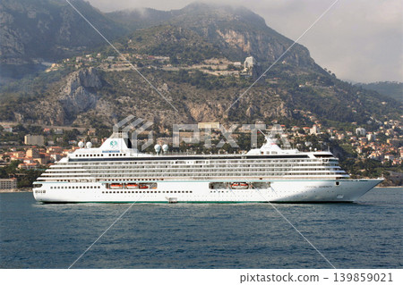 Crystal Serenity, a luxury cruise ship Crystal Serenity, a luxury cruise ship 139859021