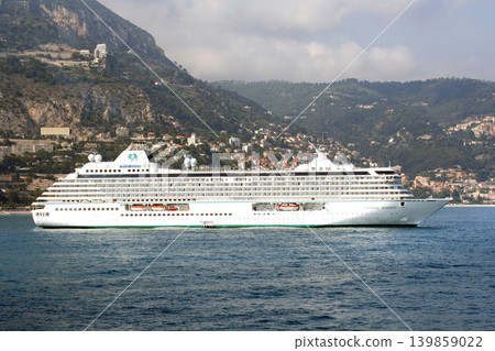 Crystal Serenity, a luxury cruise ship Crystal Serenity, a luxury cruise ship 139859022