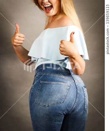 Woman with large hips Woman with large hips 139859115