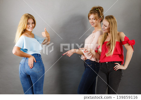 Woman showing her curves Woman showing her curves 139859116