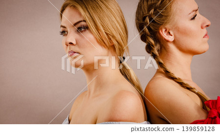 Two suspicious women Two suspicious women 139859128