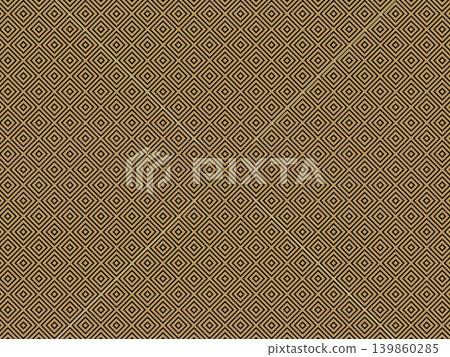 Counterfeit gold and black square geometric pattern background Counterfeit gold and black square geometric pattern background 139860285