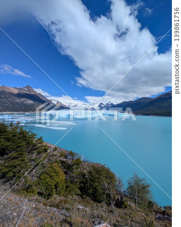 Frozen glacier surface at Perito Moreno Glacier Argentina Frozen glacier surface at Perito Moreno Glacier Argentina 139861756