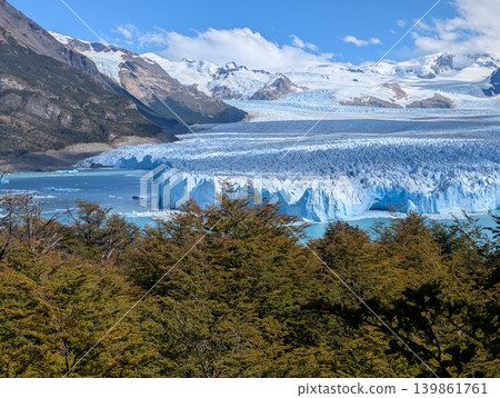 Frozen glacier surface at Perito Moreno Glacier Argentina Frozen glacier surface at Perito Moreno Glacier Argentina 139861761