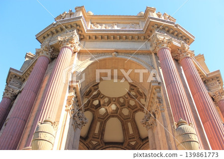 San Francisco, California, USA: sightseeing, Alamo Square and cityscape, bridges and fog, Waymo autonomous driving. San Francisco, California, USA: sightseeing, Alamo Square and cityscape, bridges and fog, Waymo autonomous driving. 139861773