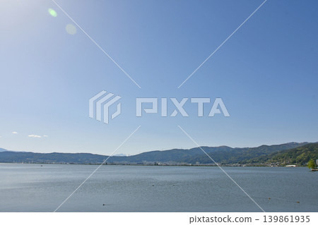Lake Suwa Nagano Prefecture Suwa City Lake Suwa Nagano Prefecture Suwa City 139861935