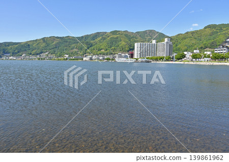 Lake Suwa Nagano Prefecture Suwa City Lake Suwa Nagano Prefecture Suwa City 139861962