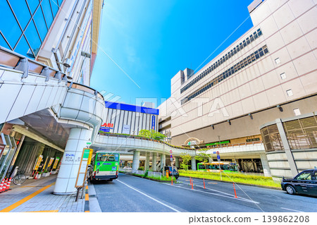東京品川區JR大井町車站前的城市景觀 139862208