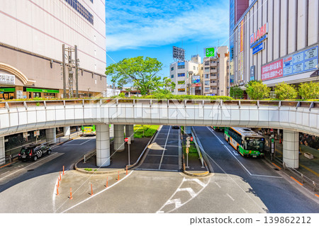 Urban landscape in front of JR Oimachi Station, Shinagawa Ward, Tokyo Urban landscape in front of JR Oimachi Station, Shinagawa Ward, Tokyo 139862212