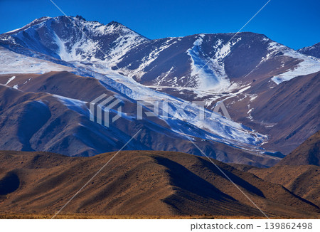 Hight mountains Kyrgyzstan landscape 139862498