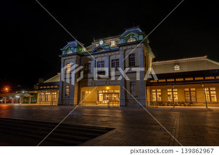 福岡縣/門司湖站(門司湖站大樓)夜間燈光 福岡縣/門司湖站(門司湖站大樓)夜間燈光 139862967