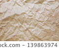 Wrinkled paper (brown) 139863974