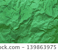 Wrinkled paper (green) 139863975