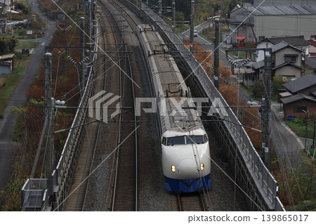 Shinkansen 0 Series train (first generation Shinkansen train) Shinkansen 0 Series train (first generation Shinkansen train) 139865017