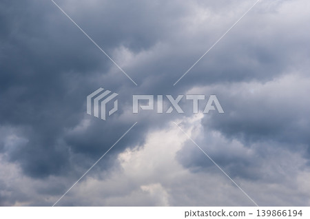 Cloudy skies/rainy season skies: a gloomy image. Cloudy skies/rainy season skies: a gloomy image. 139866194