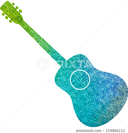 Beautiful watercolor classical guitar icon image illustration Beautiful watercolor classical guitar icon image illustration 139866212