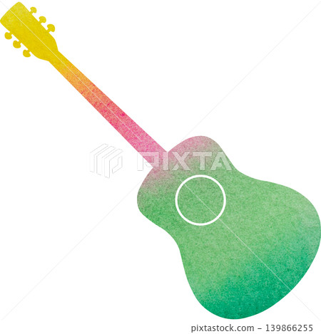 Beautiful watercolor classical guitar icon image illustration Beautiful watercolor classical guitar icon image illustration 139866255