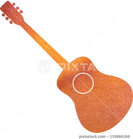 Beautiful watercolor classical guitar icon image illustration Beautiful watercolor classical guitar icon image illustration 139866266