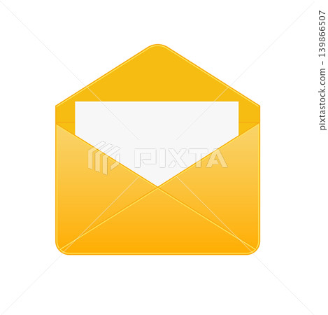Email/Letter Vector Icon Illustration (Opened) 139866507