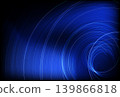 Mesmerizing blue spiral design creates sense of depth and movement, evoking feelings of tranquility and wonder 139866818