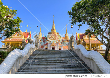 Staircase to Wat Tang Sai temple, Baan Krood, Prachuap Khiri Khan Staircase to Wat Tang Sai temple, Baan Krood, Prachuap Khiri Khan 139867128