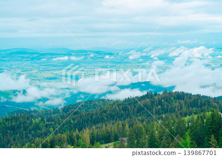 Mount Pilatus overlooking Lake Lucerne in Switzerland Mount Pilatus overlooking Lake Lucerne in Switzerland 139867701