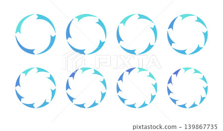 Circular Arrow Icons Set 139867735