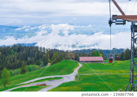 Mount Pilatus overlooking Lake Lucerne in Switzerland Mount Pilatus overlooking Lake Lucerne in Switzerland 139867766