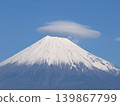 Mount Fuji with a crown 139867799