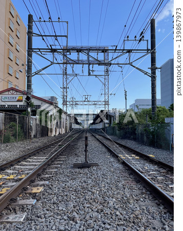 JR東日本鐵路向井川原站附近的鐵軌 JR東日本鐵路向井川原站附近的鐵軌 139867973