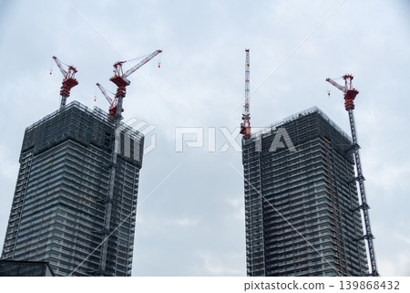 晴海塔公寓大樓在建，預計2024年完工。 139868432