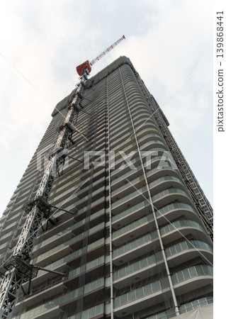 Harumi Tower Apartment Building Under Construction, 2024 Harumi Tower Apartment Building Under Construction, 2024 139868441