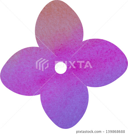 Beautiful watercolor pattern small flower icon image illustration Beautiful watercolor pattern small flower icon image illustration 139868688