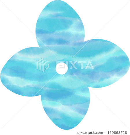 Beautiful watercolor pattern small flower icon image illustration Beautiful watercolor pattern small flower icon image illustration 139868728