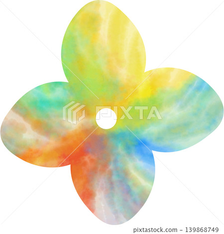 Beautiful watercolor pattern small flower icon image illustration Beautiful watercolor pattern small flower icon image illustration 139868749