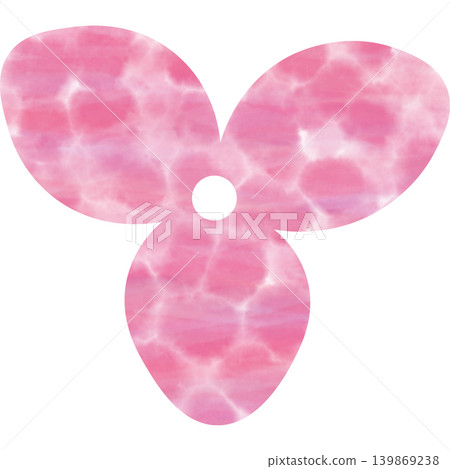 Beautiful watercolor pattern small flower icon image illustration Beautiful watercolor pattern small flower icon image illustration 139869238