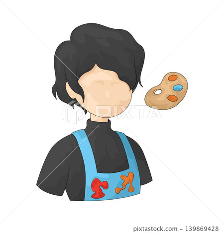 Illustration of Artist Illustration of Artist 139869428