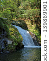 The magnificent Dairyu Falls in Todoroki Gorge, Isahaya, cascades down into a basin. 139869901