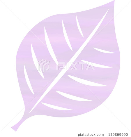 美麗的水彩葉子圖示圖像的插圖 美麗的水彩葉子圖示圖像的插圖 139869990