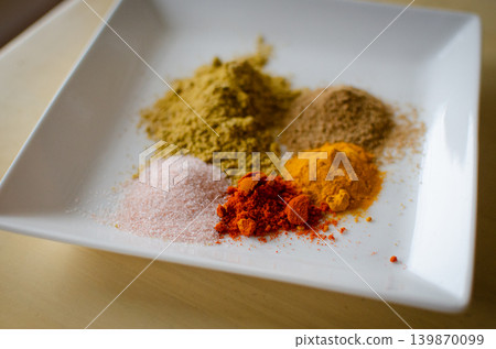 Spice recipe for making curry 139870099